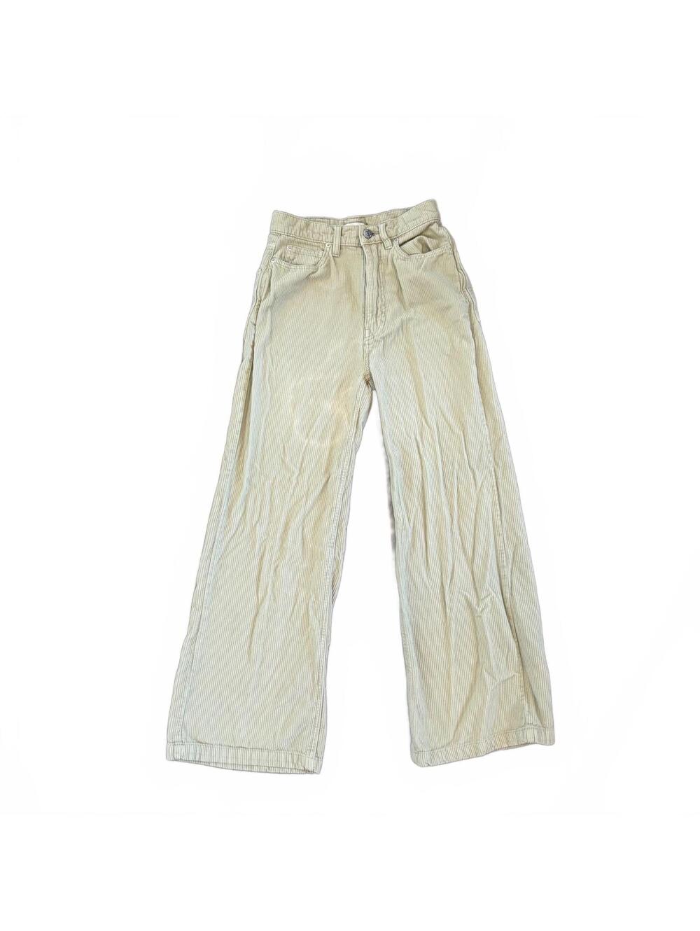 Baggy Yellow BDG Corduroy Pants